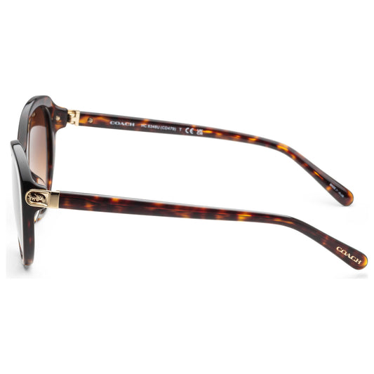 Left view of Coach Fashion Women's Sunglasses HC8348U-512074-56