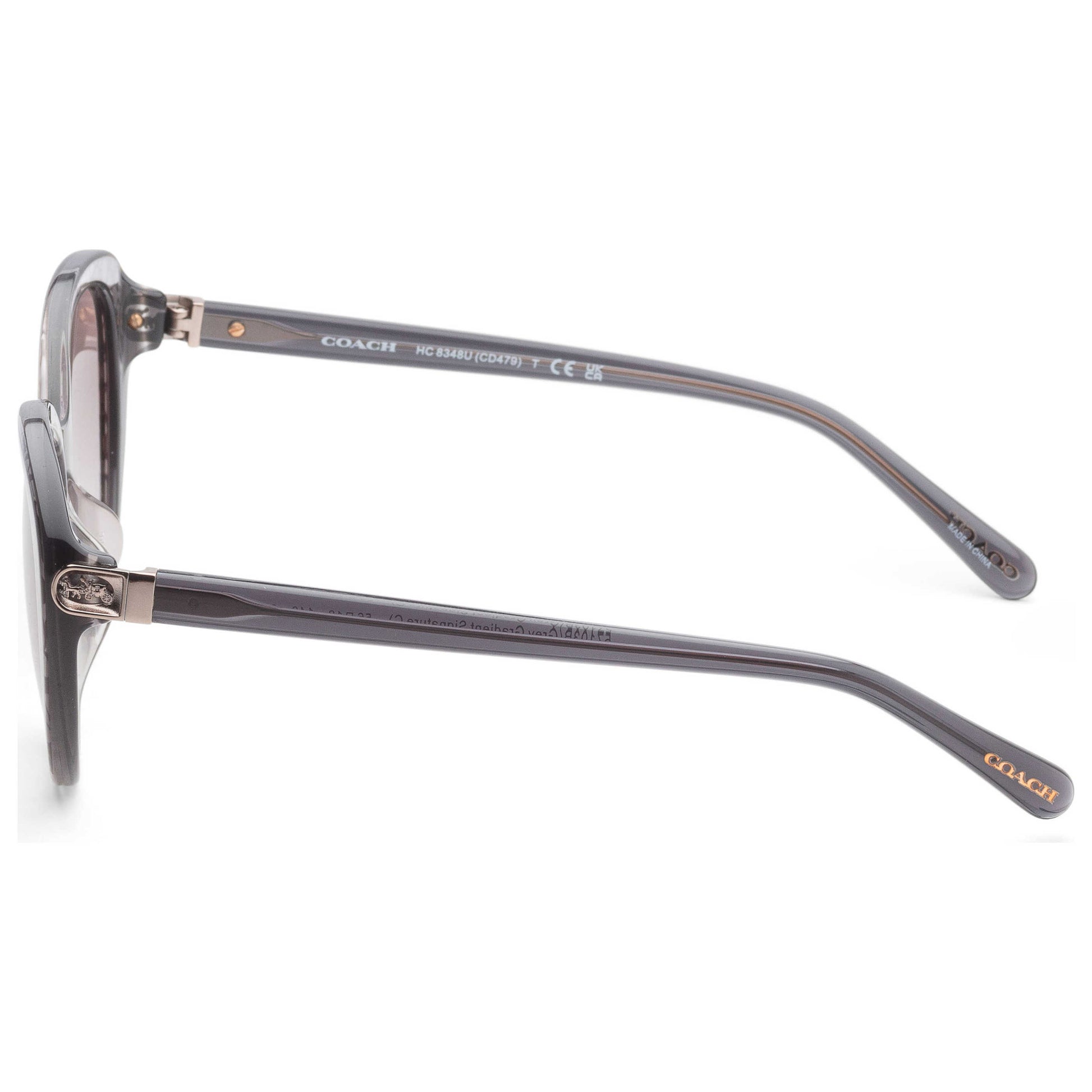 Left view of Coach Fashion Women's Sunglasses HC8348U-57103B-56