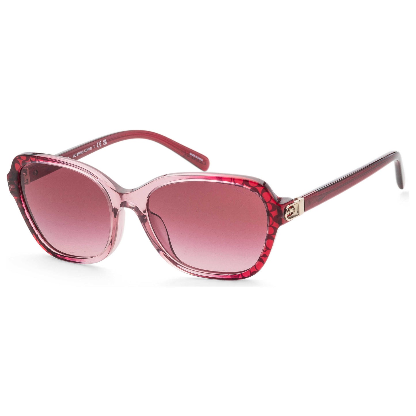 Front view of Coach Fashion Women's Sunglasses HC8349U-57098H-56