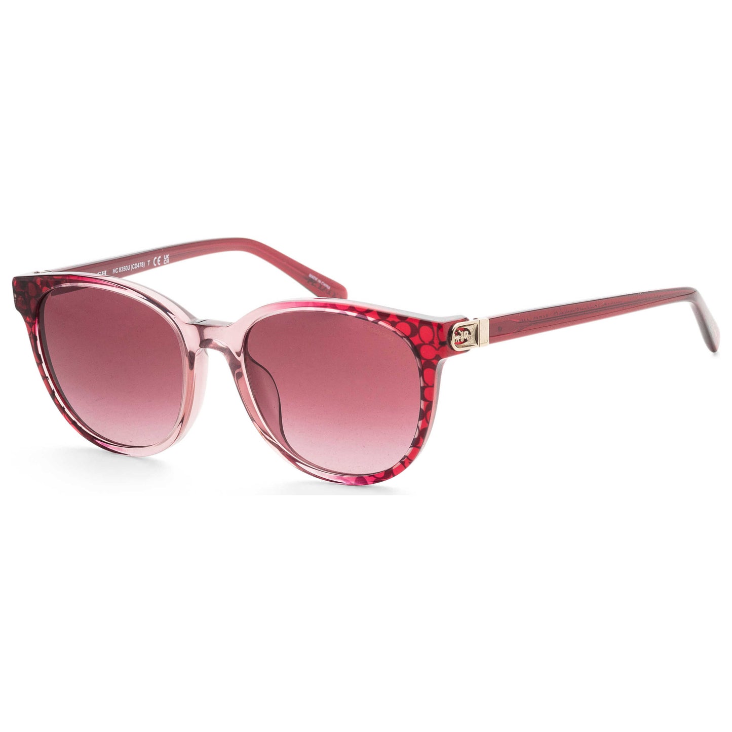 Front view of Coach Fashion Women's Sunglasses HC8350U-57098H-54