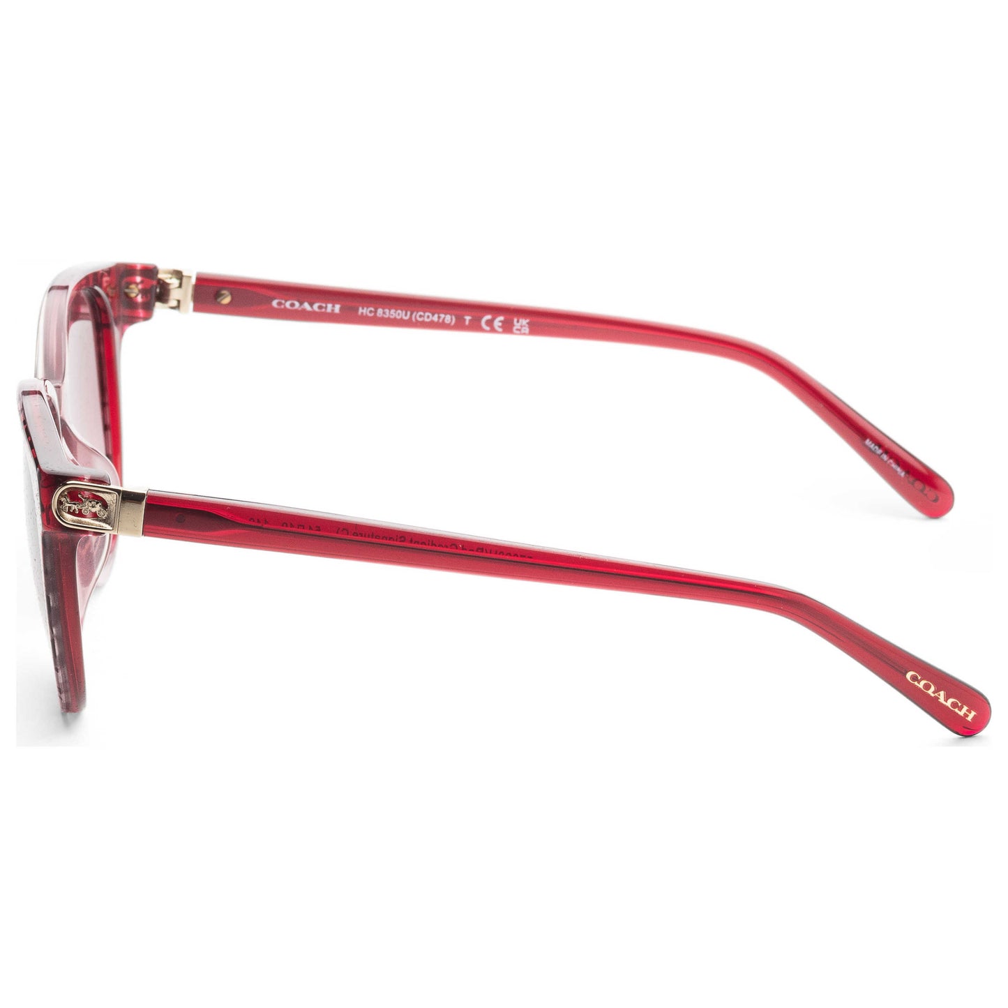 Left view of Coach Fashion Women's Sunglasses HC8350U-57098H-54