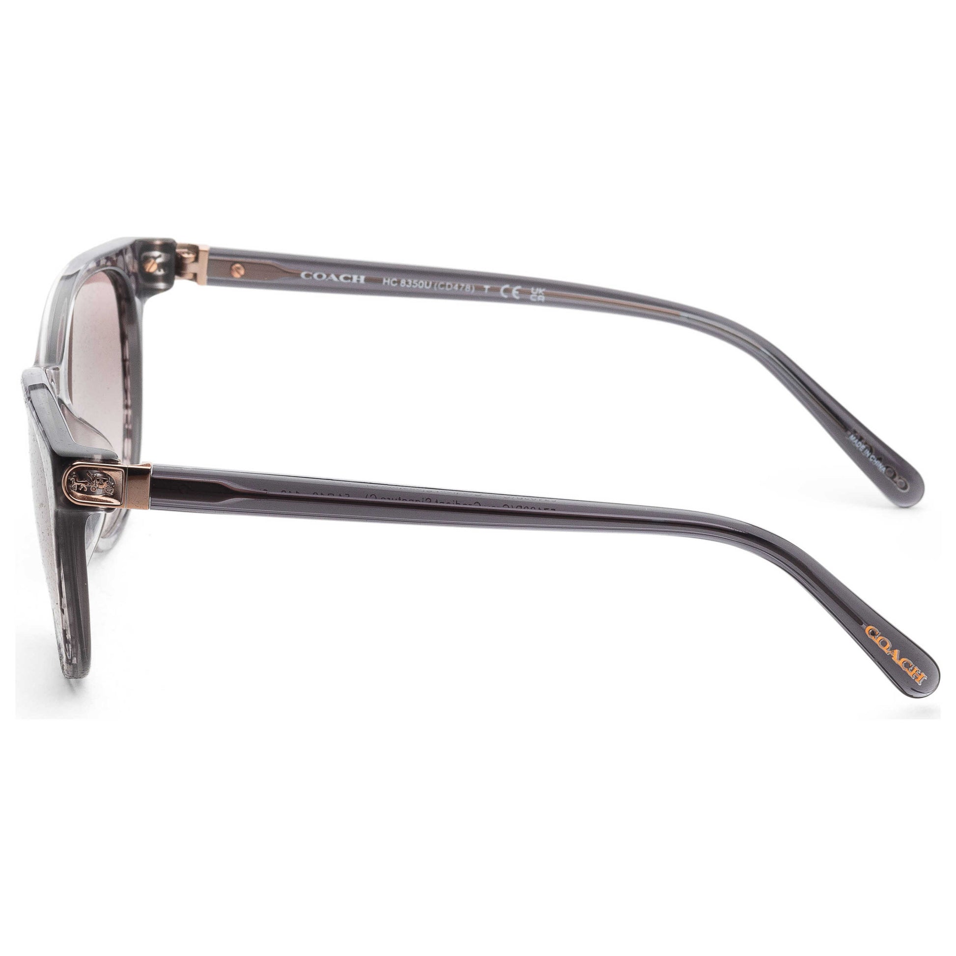 Left view of Coach Fashion Women's Sunglasses HC8350U-57103B-54