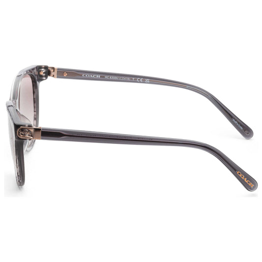 Left view of Coach Fashion Women's Sunglasses HC8350U-57103B-54