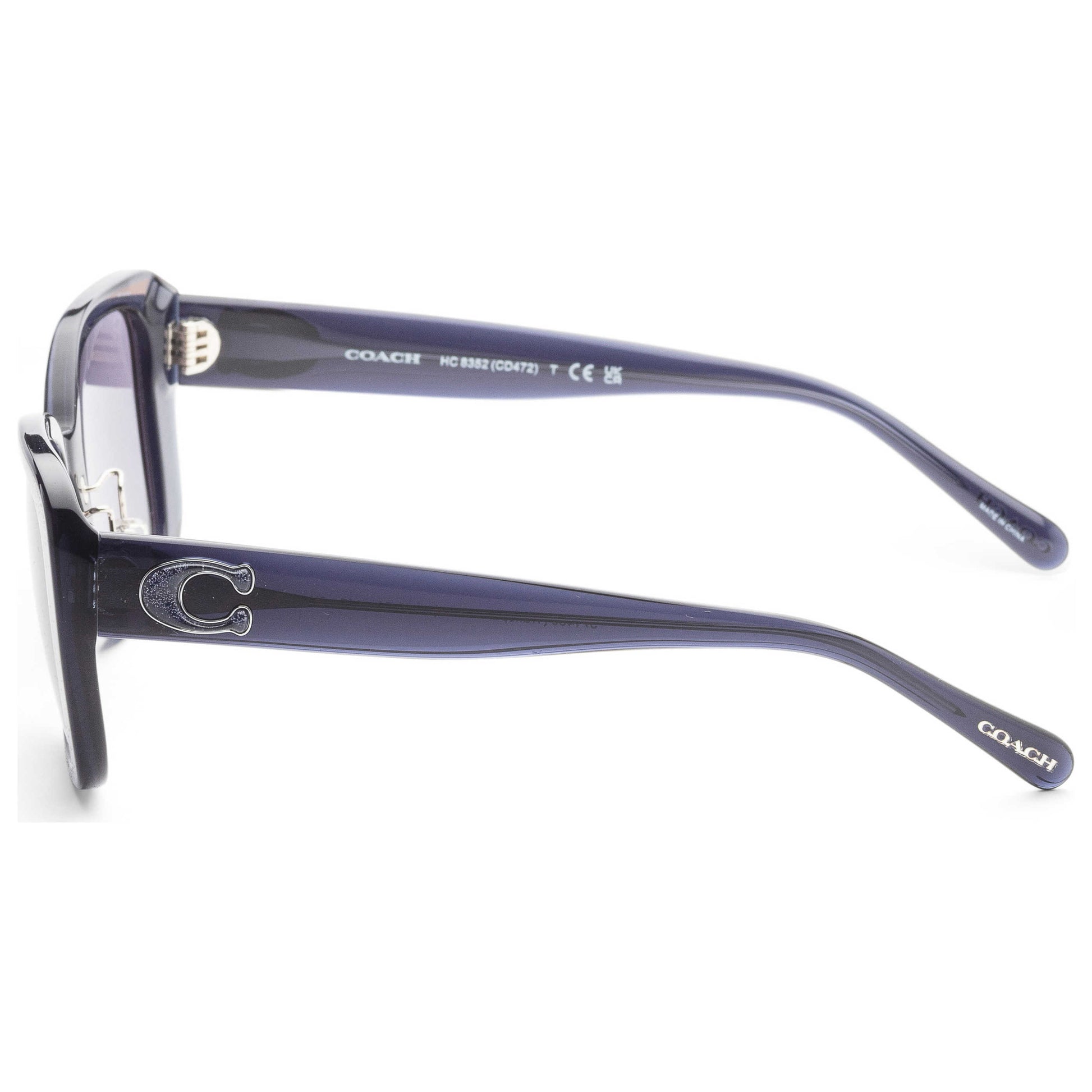 Left view of Coach Fashion Women's Sunglasses HC8352-571480-54