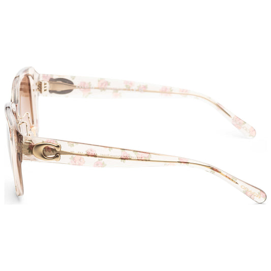 Left view of Coach Fashion Women's Sunglasses HC8352-57713B-54
