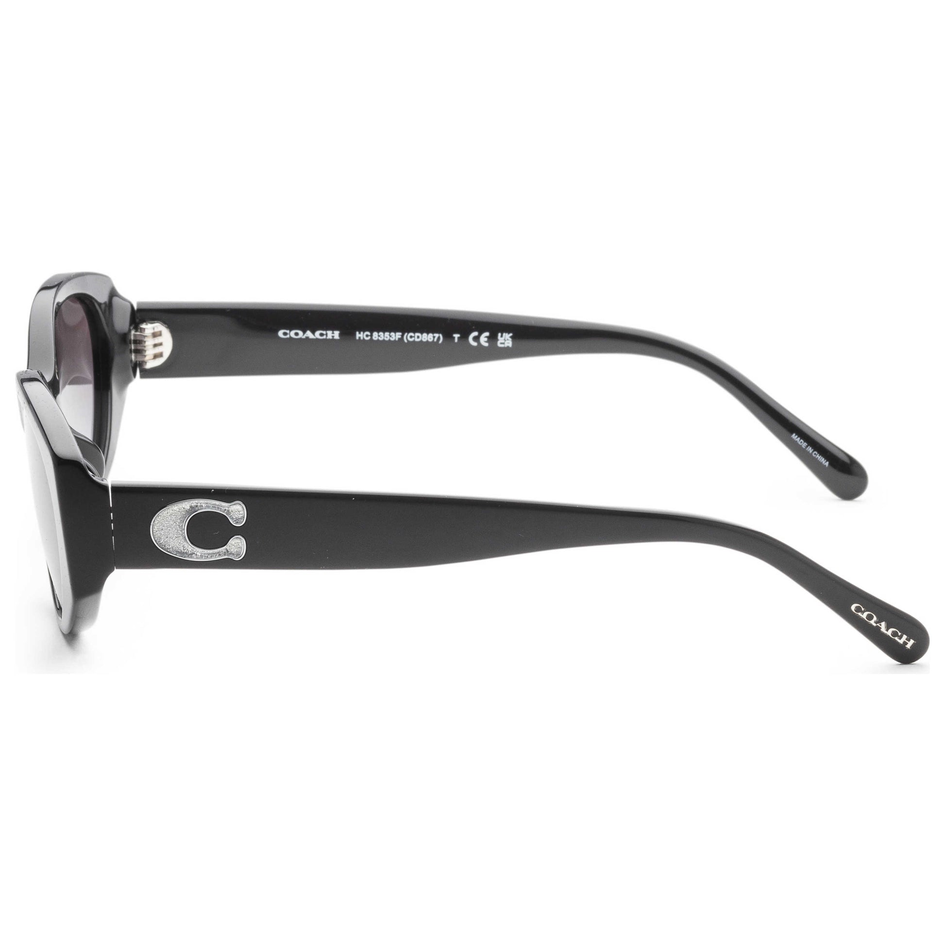 Left view of Coach Fashion Women's Sunglasses HC8353F-50028G