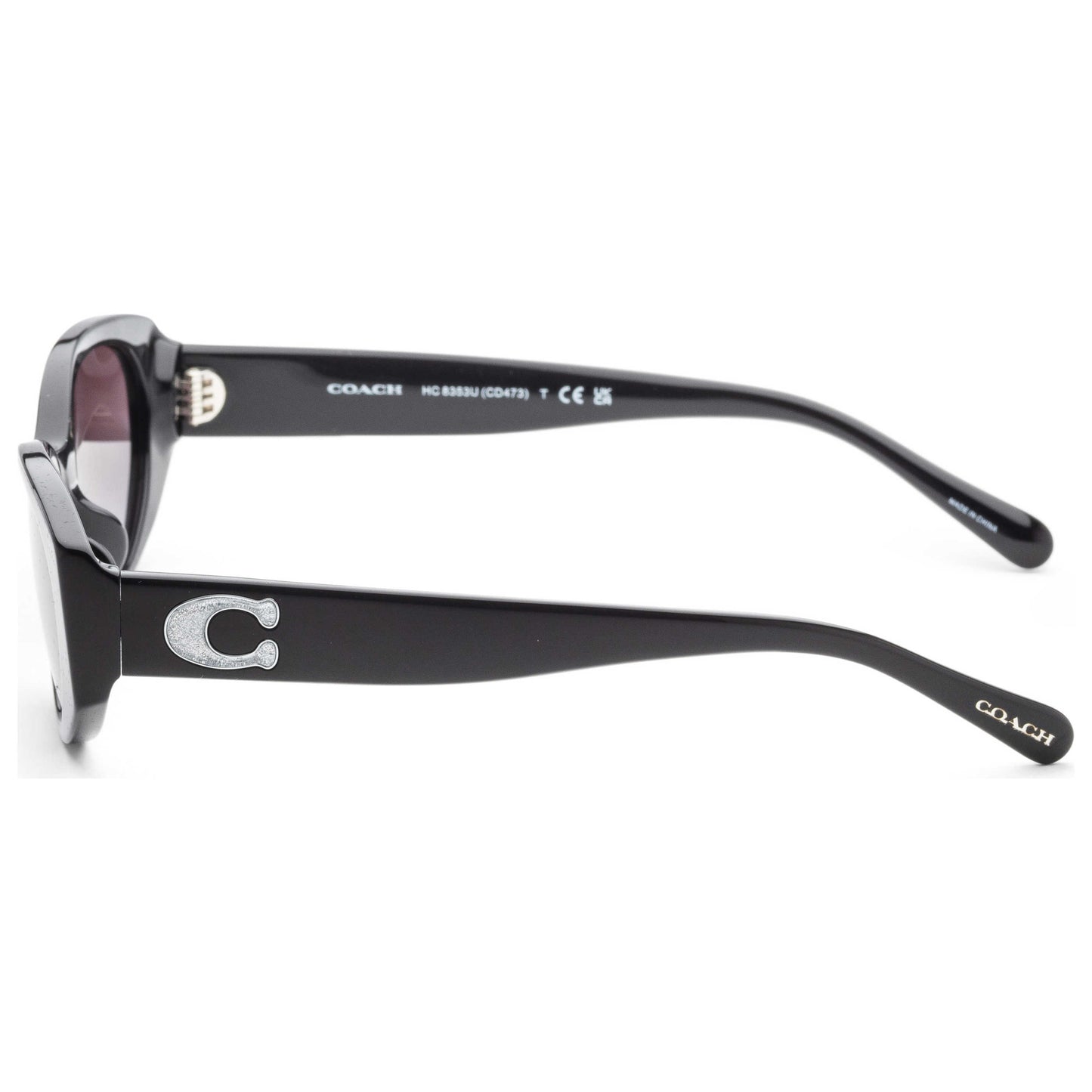 Left view of Coach Fashion Women's Sunglasses HC8353U-50028G-54