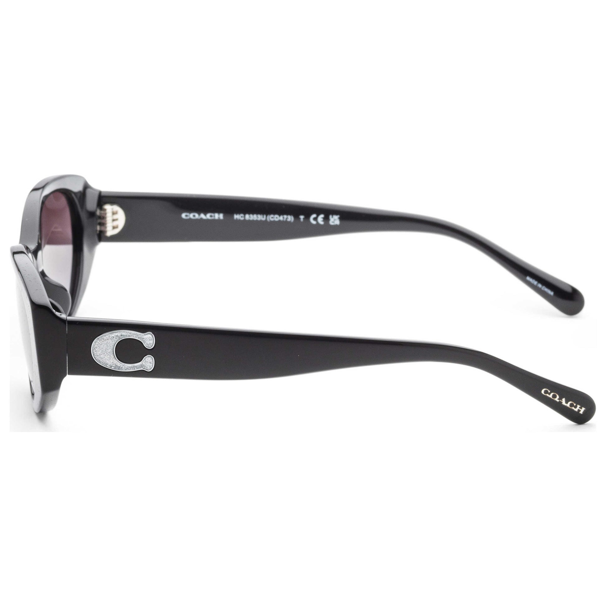 Left view of Coach Fashion Women's Sunglasses HC8353U-50028G-54