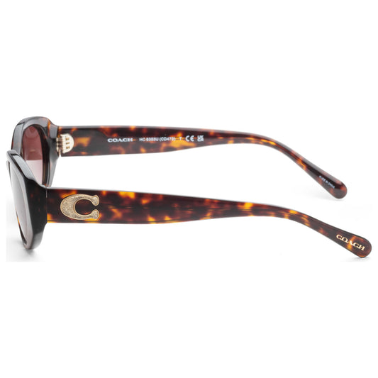 Left view of Coach Fashion Women's Sunglasses HC8353U-512013-54
