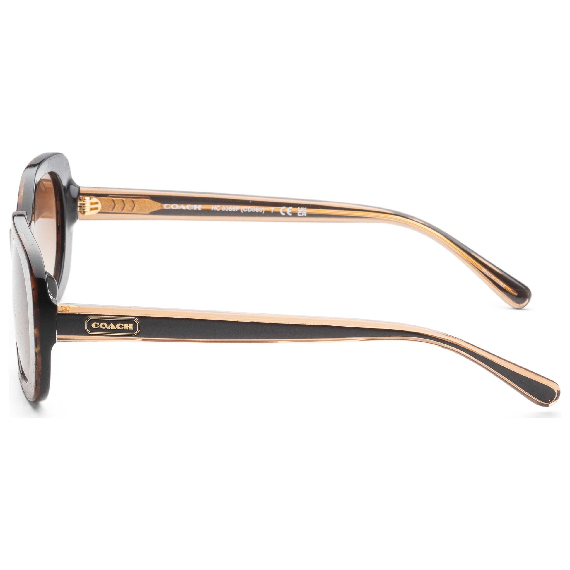 Left view of Coach Fashion Women's Sunglasses HC8358F-572413