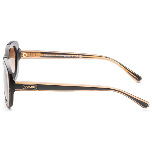 Left view of Coach Fashion Women's Sunglasses HC8358F-572413