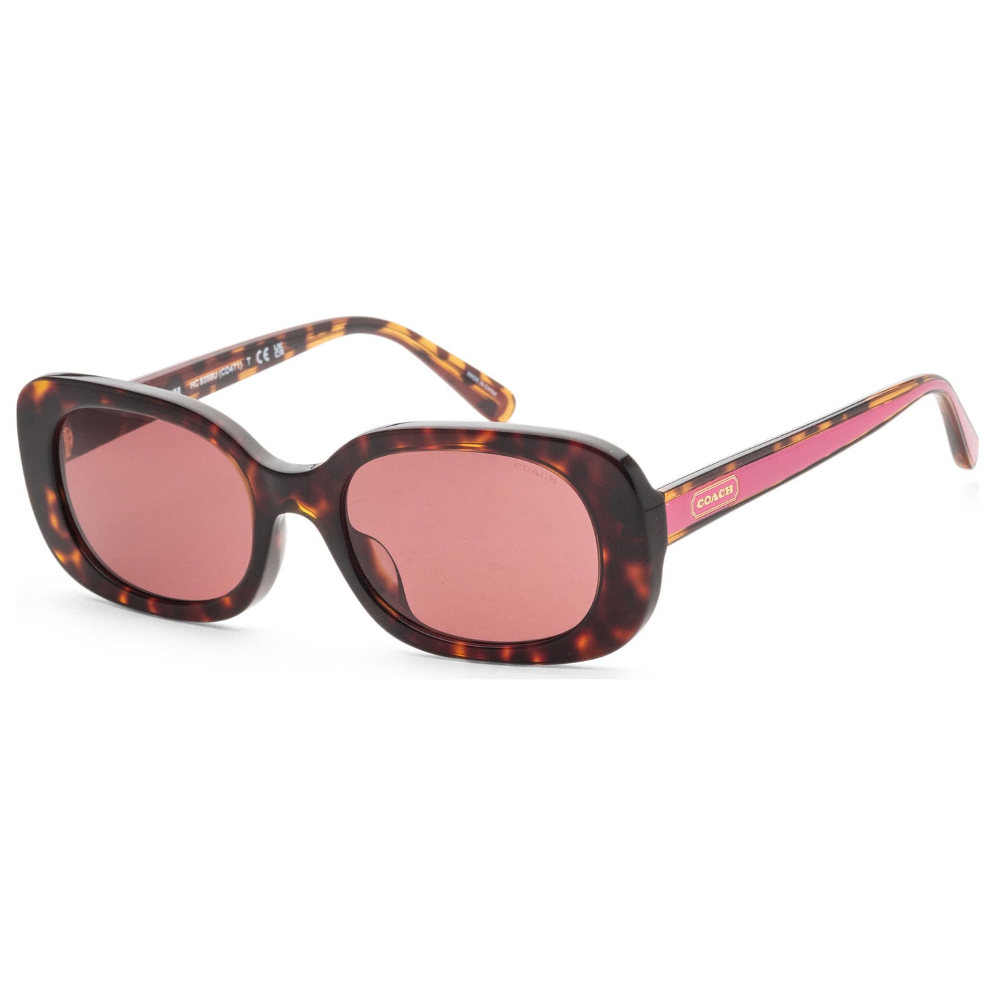 Front view of Coach Fashion Women's Sunglasses HC8358U-512069-54