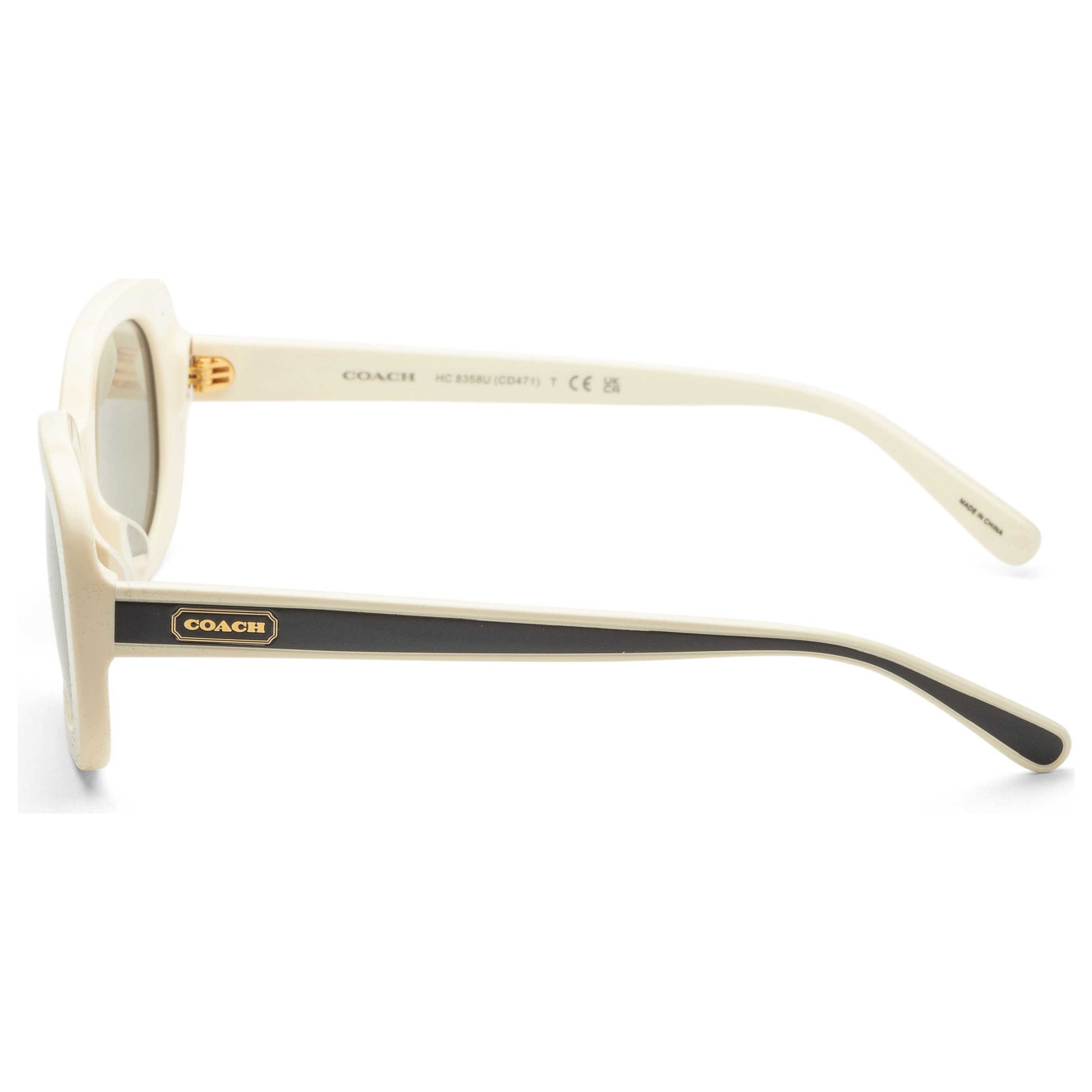 Left view of Coach Fashion Women's Sunglasses HC8358U-56863