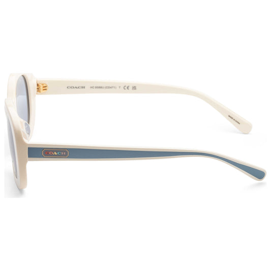 Left view of Coach Fashion Women's Sunglasses HC8358U-568672-54