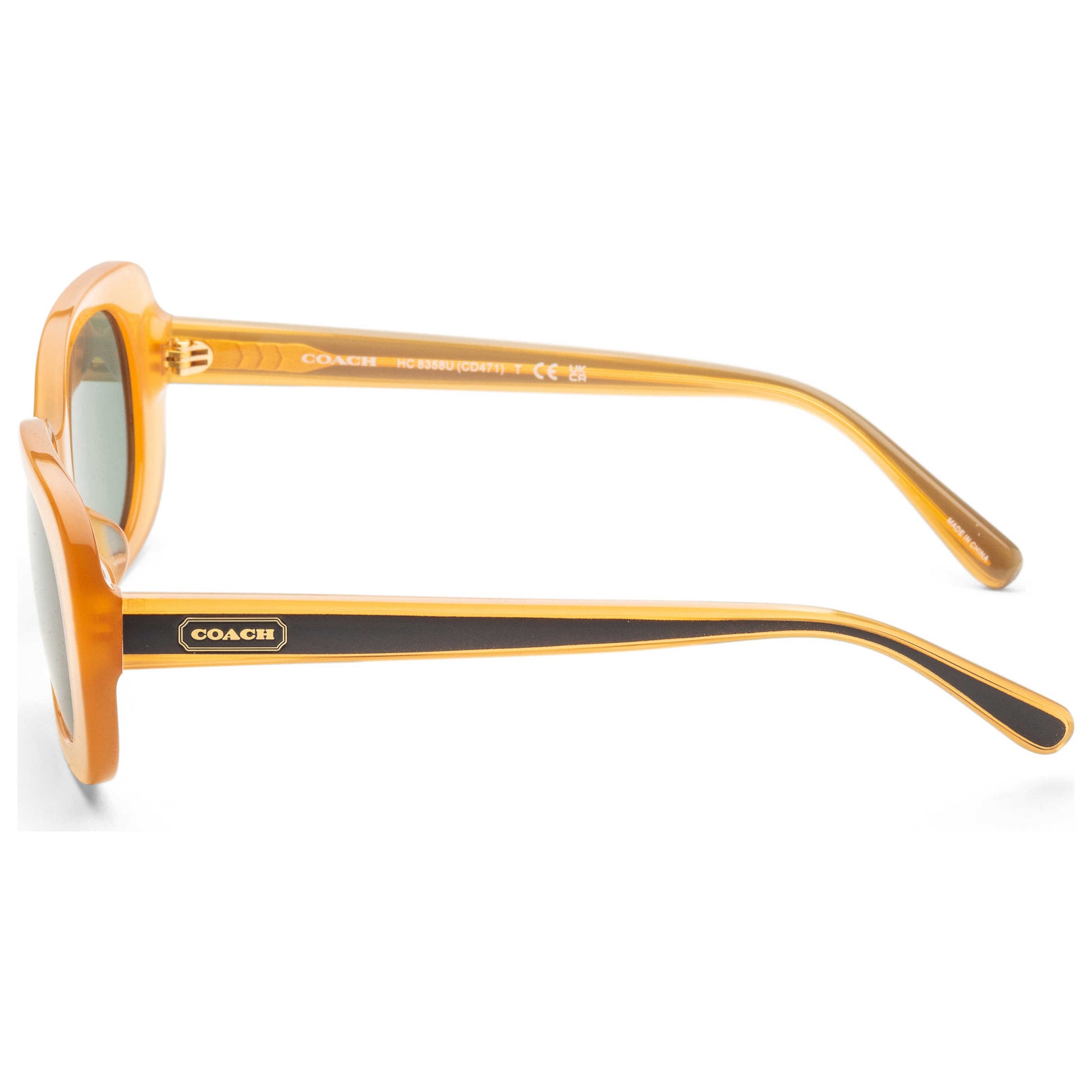 Left view of Coach Fashion Women's Sunglasses HC8358U-571282