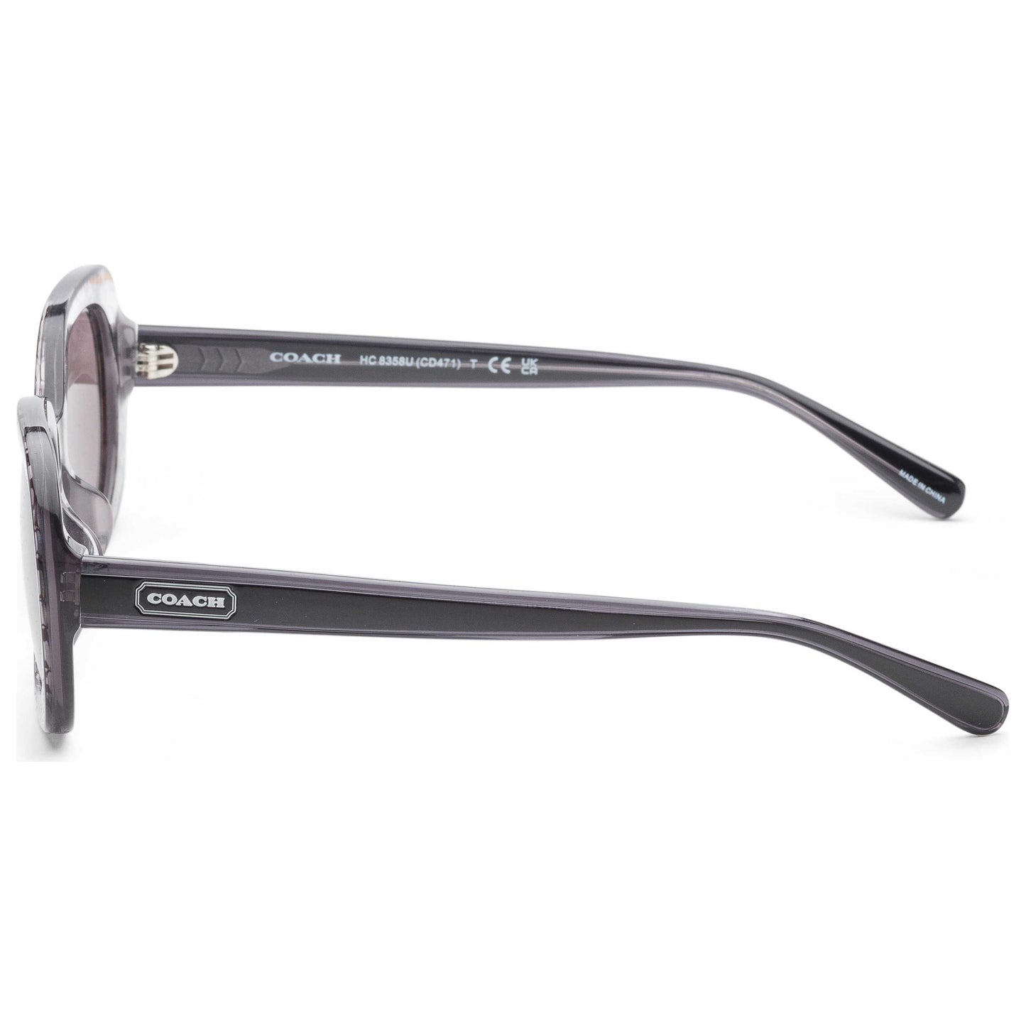 Left view of Coach Fashion Women's Sunglasses HC8358U-57337N-54