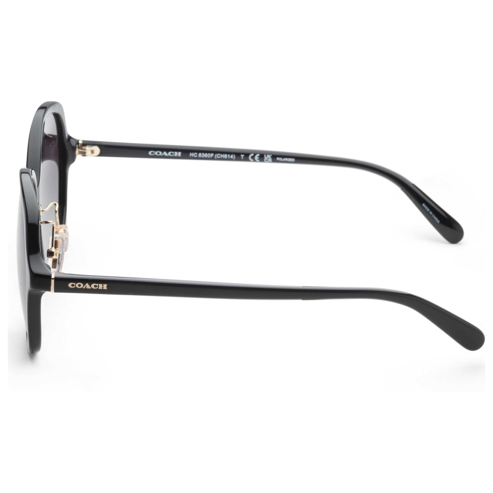 Left view of Coach Fashion Women's Sunglasses HC8360F-5002T3-58