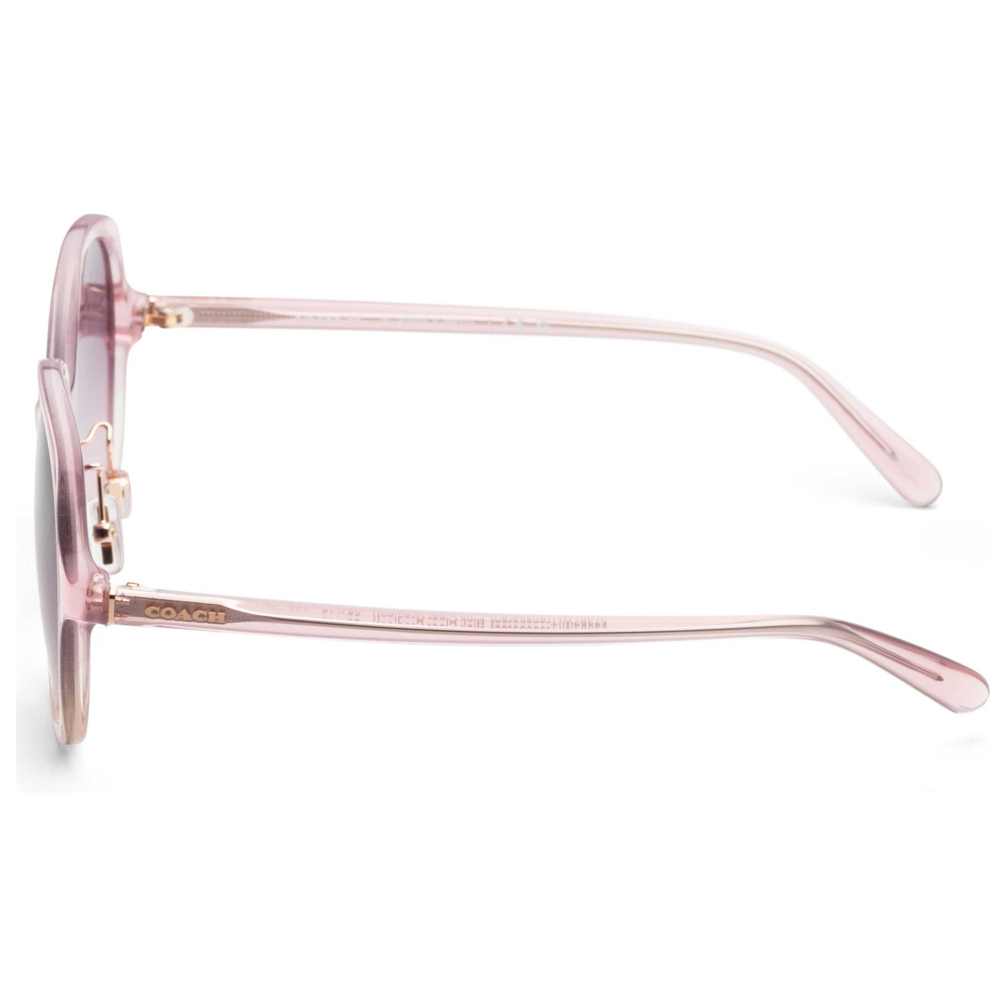 Left view of Coach Fashion Women's Sunglasses HC8360F-57387W-58