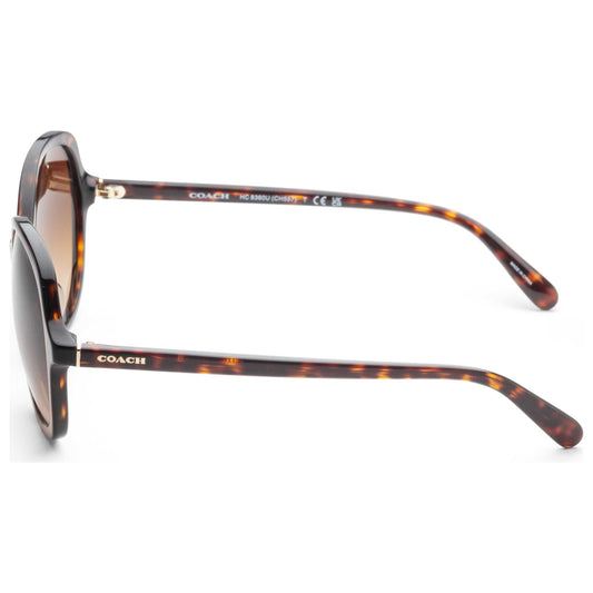 Left view of Coach Fashion Women's Sunglasses HC8360U-512074-57