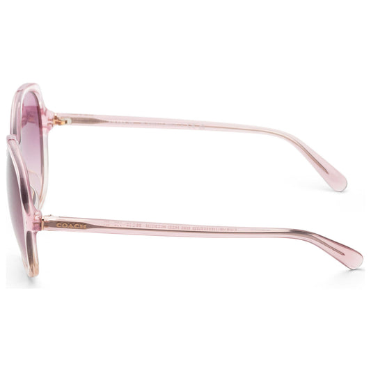 Left view of Coach Fashion Women's Sunglasses HC8360U-57387W-57