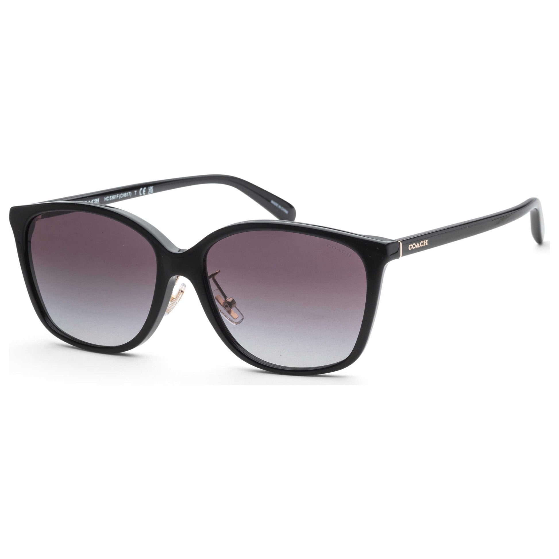 Front view of Coach Fashion Women's Sunglasses HC8361F-50028G-57