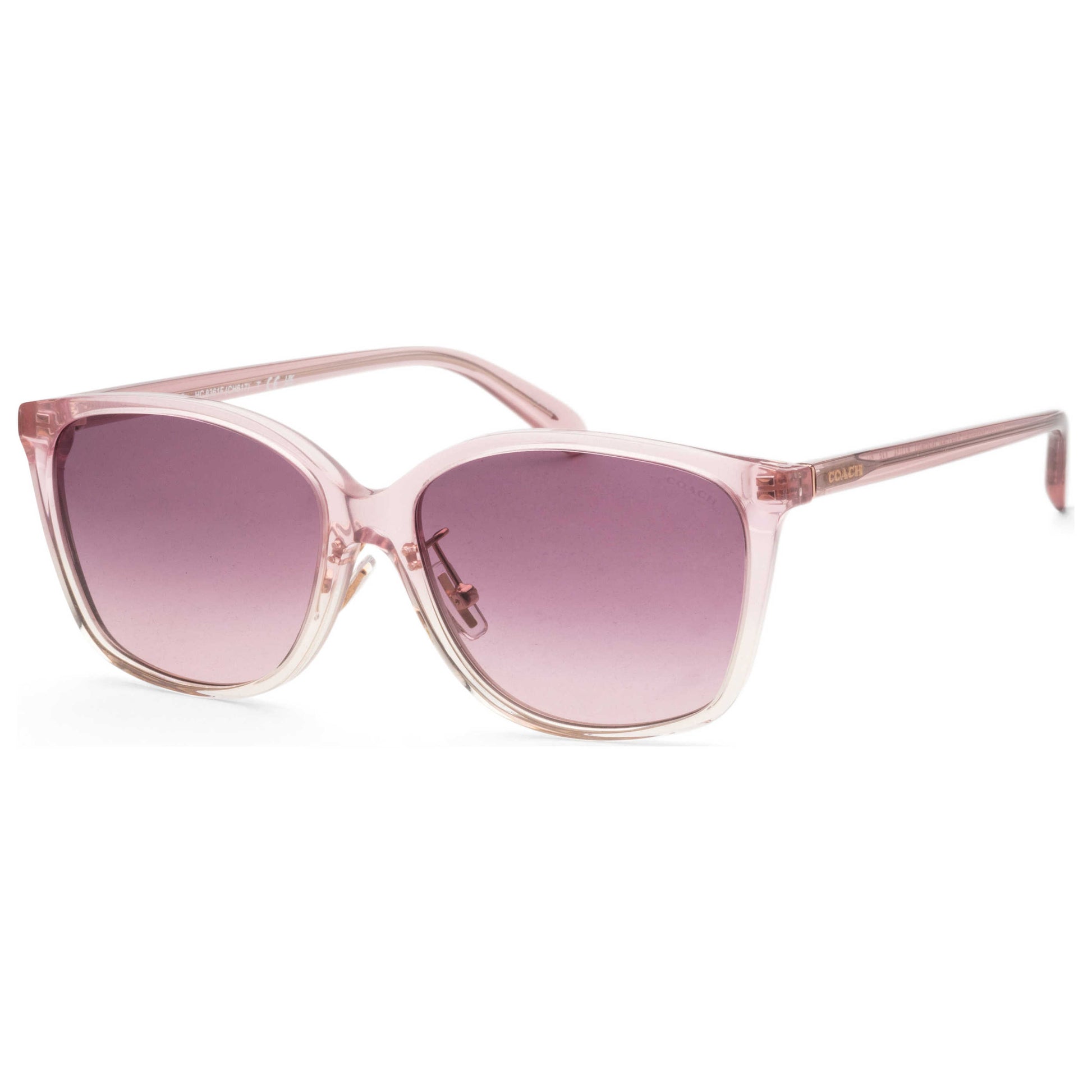 Front view of Coach Fashion Women's Sunglasses HC8361F-57387W-57
