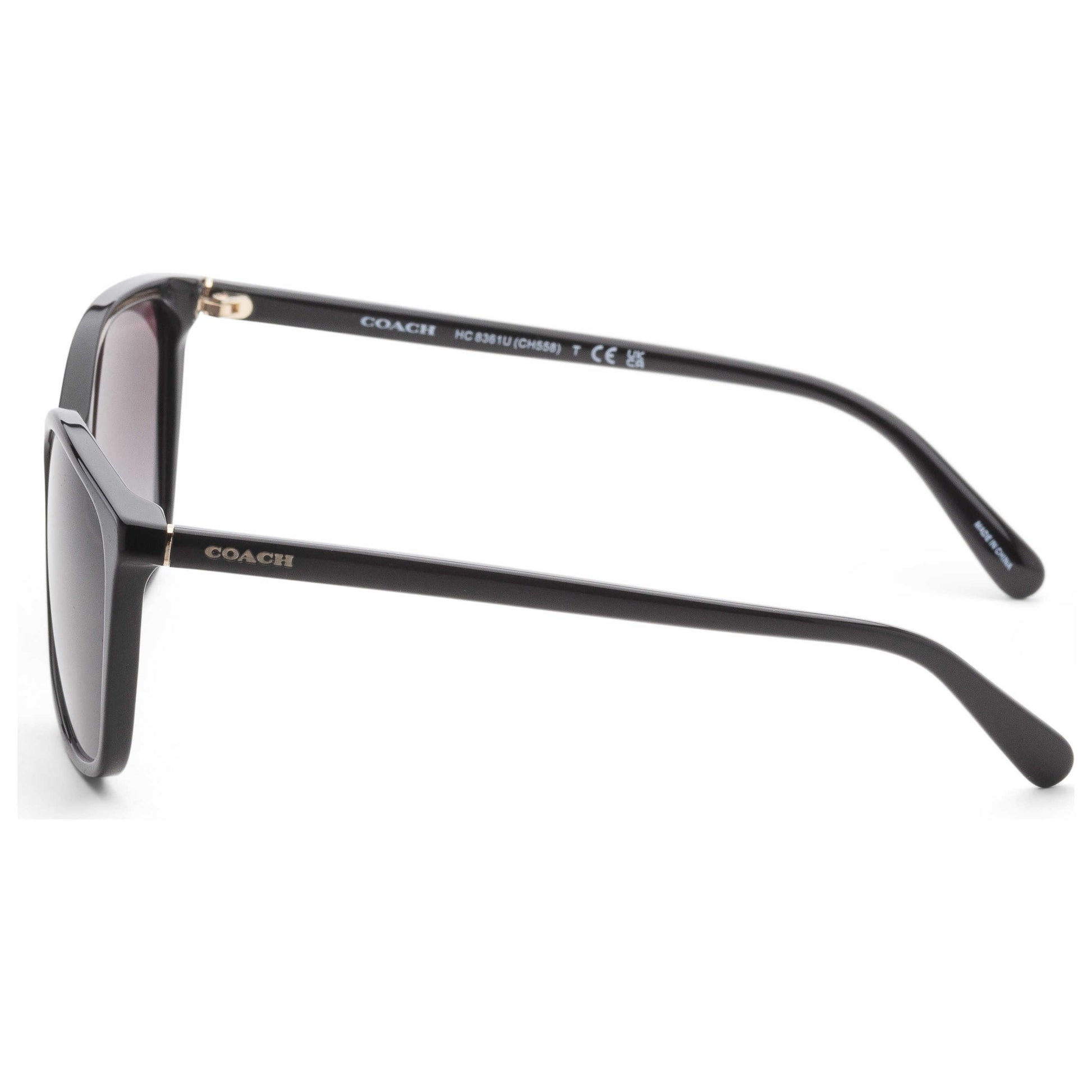 Left view of Coach Fashion Women's Sunglasses HC8361U-50028G-57