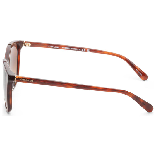 Left view of Coach Fashion Women's Sunglasses HC8361U-574174-57