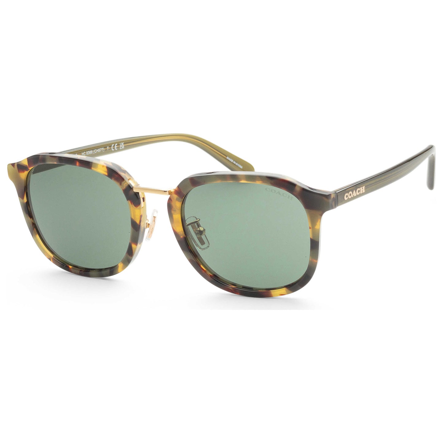 Front view of Coach Fashion Men's Sunglasses HC8366-53243H-54