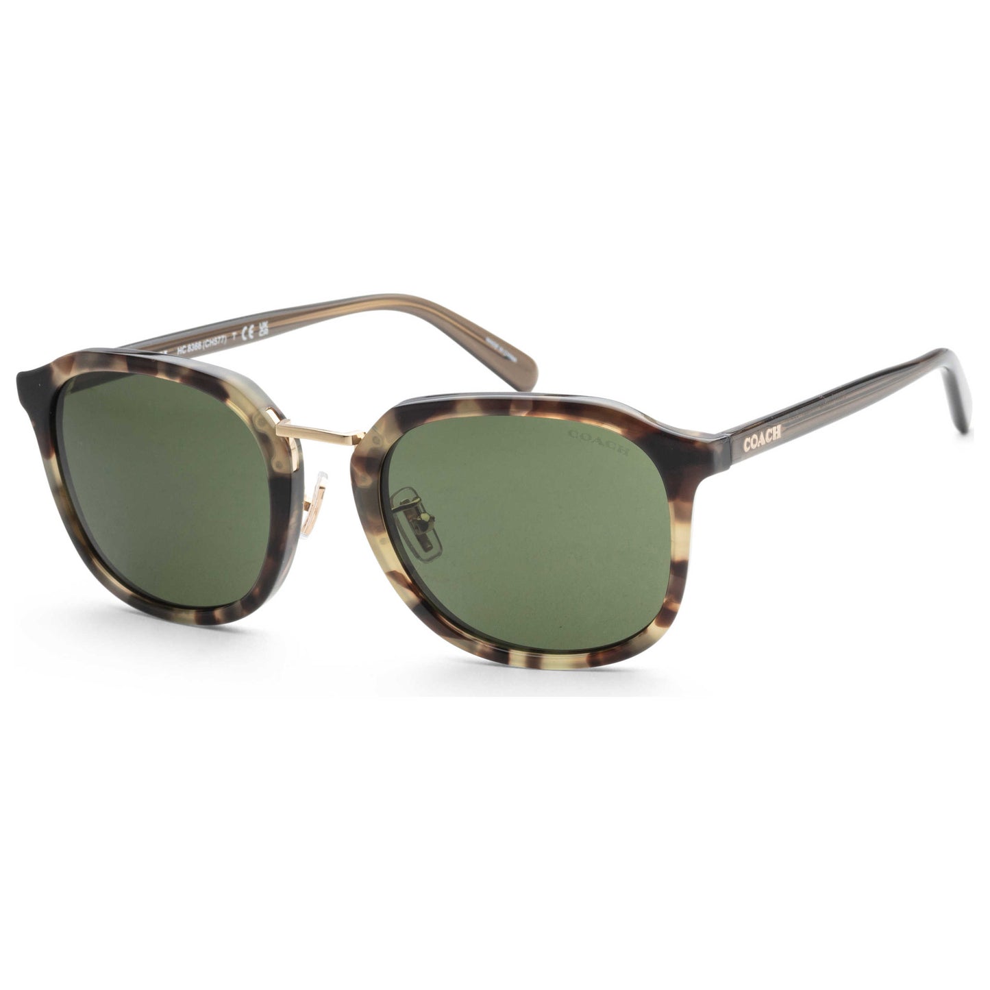 Front view of Coach Fashion Men's Sunglasses HC8366-575571-54
