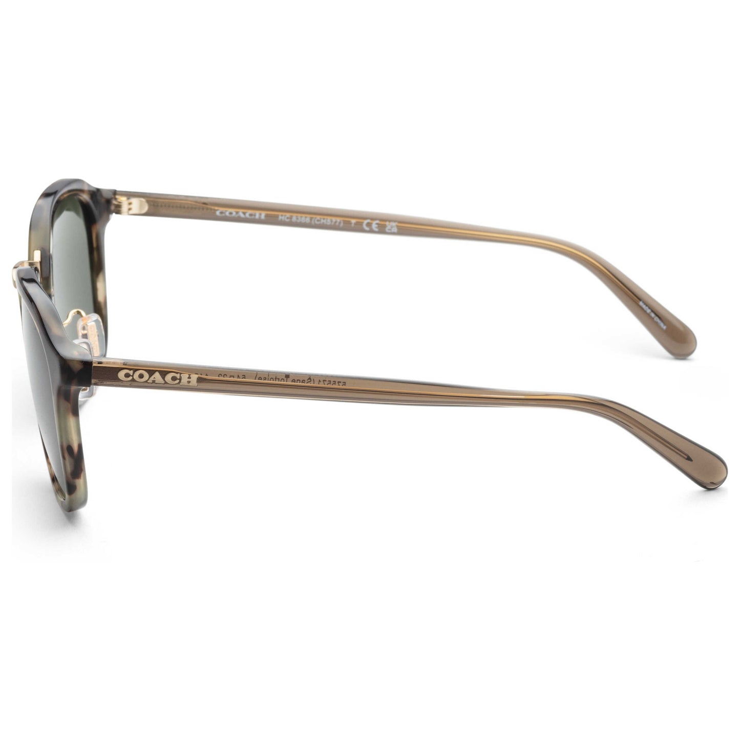 Left view of Coach Fashion Men's Sunglasses HC8366-575571-54