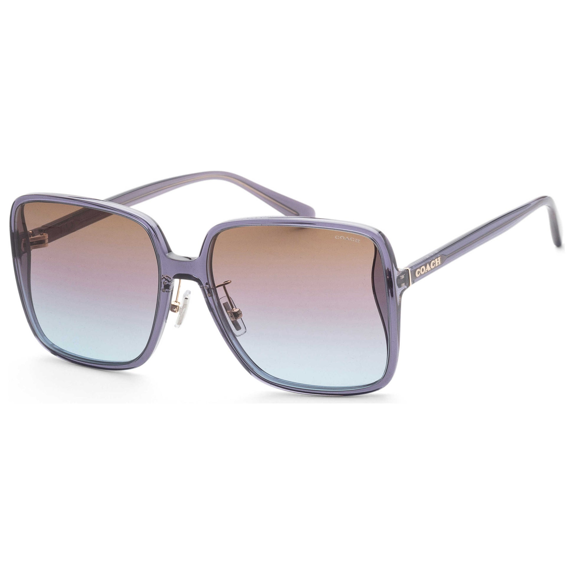 Front view of Coach Fashion Women's Sunglasses HC8368D-575348-61