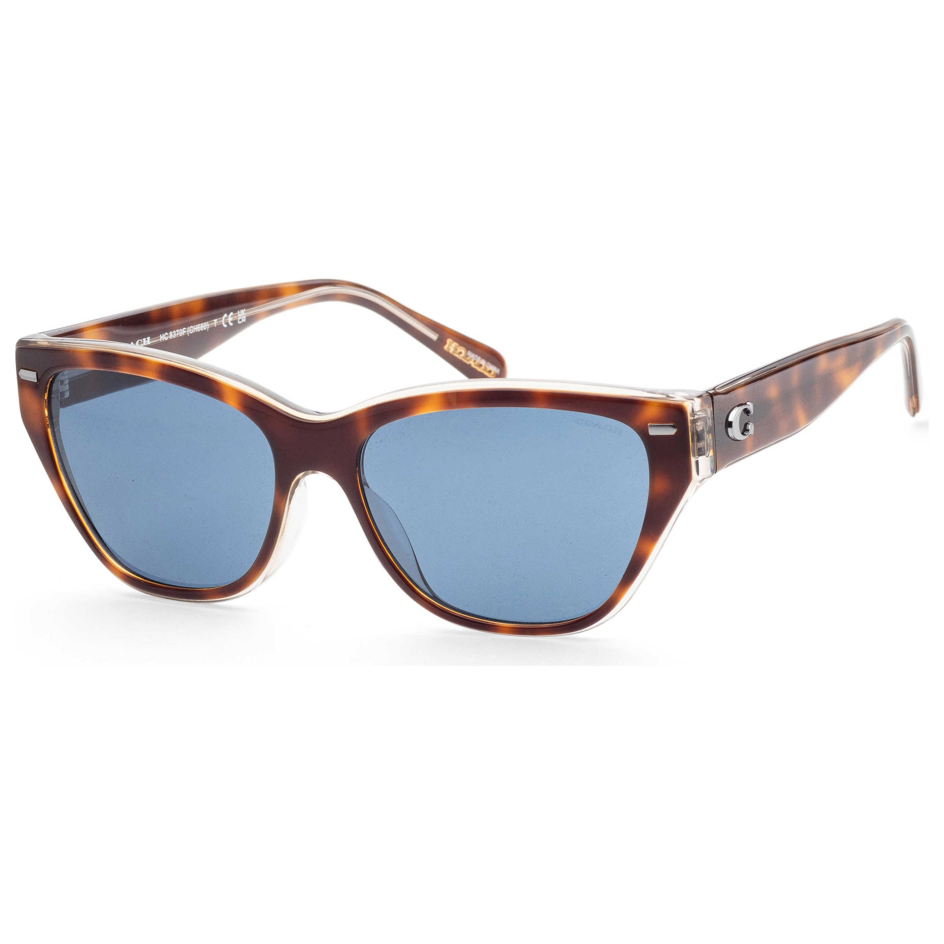 Front view of Coach Fashion Women's Sunglasses HC8370F-574280-56
