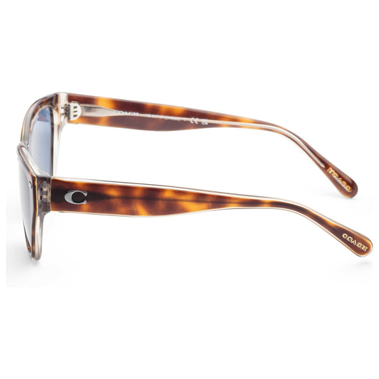 Left view of Coach Fashion Women's Sunglasses HC8370F-574280-56