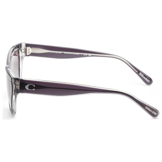 Left view of Coach Fashion Women's Sunglasses HC8370F-57458G-56