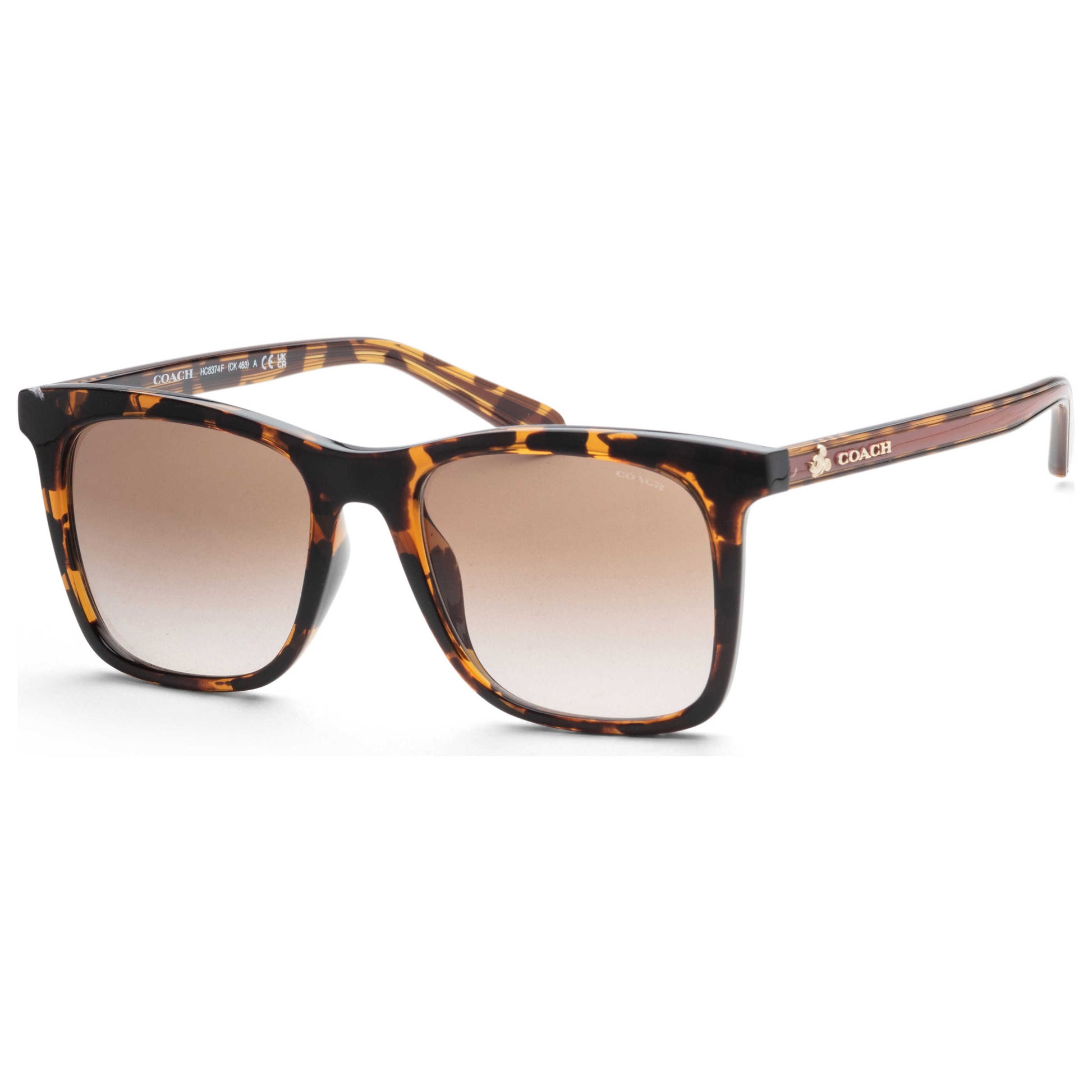 Front view of Coach Fashion Women's Sunglasses HC8374F-512013-54