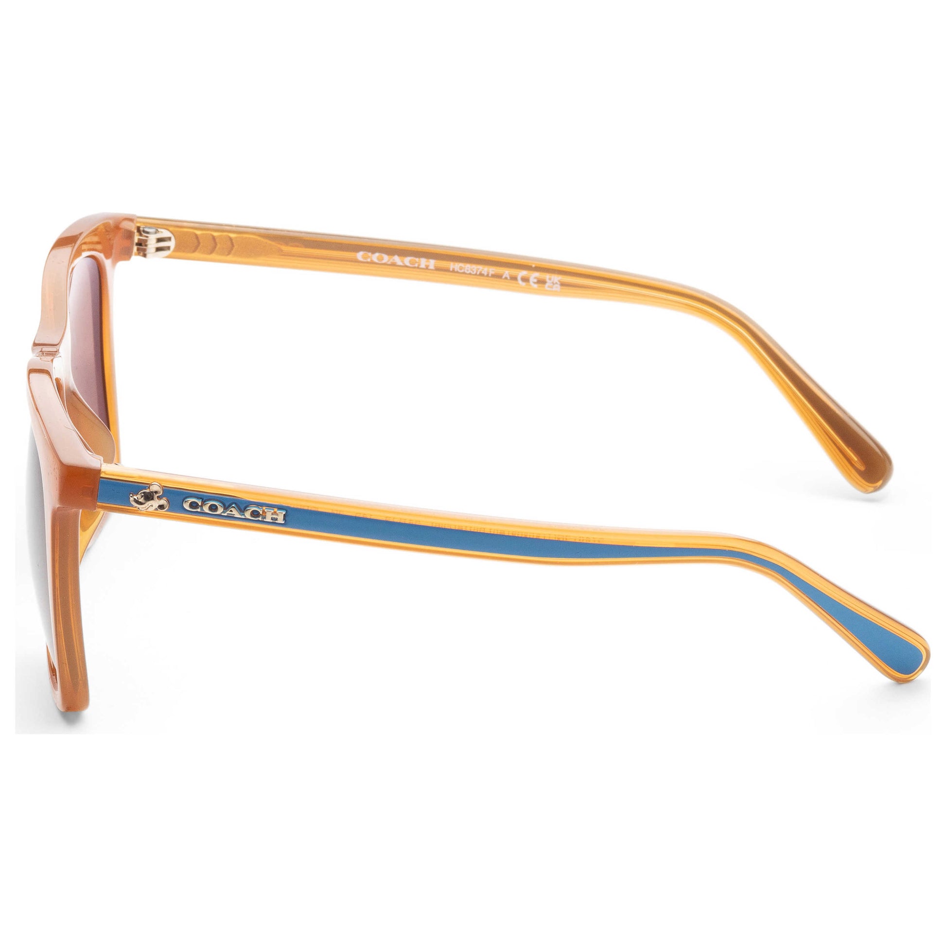 Left view of Coach Fashion Women's Sunglasses HC8374F-57483G-54