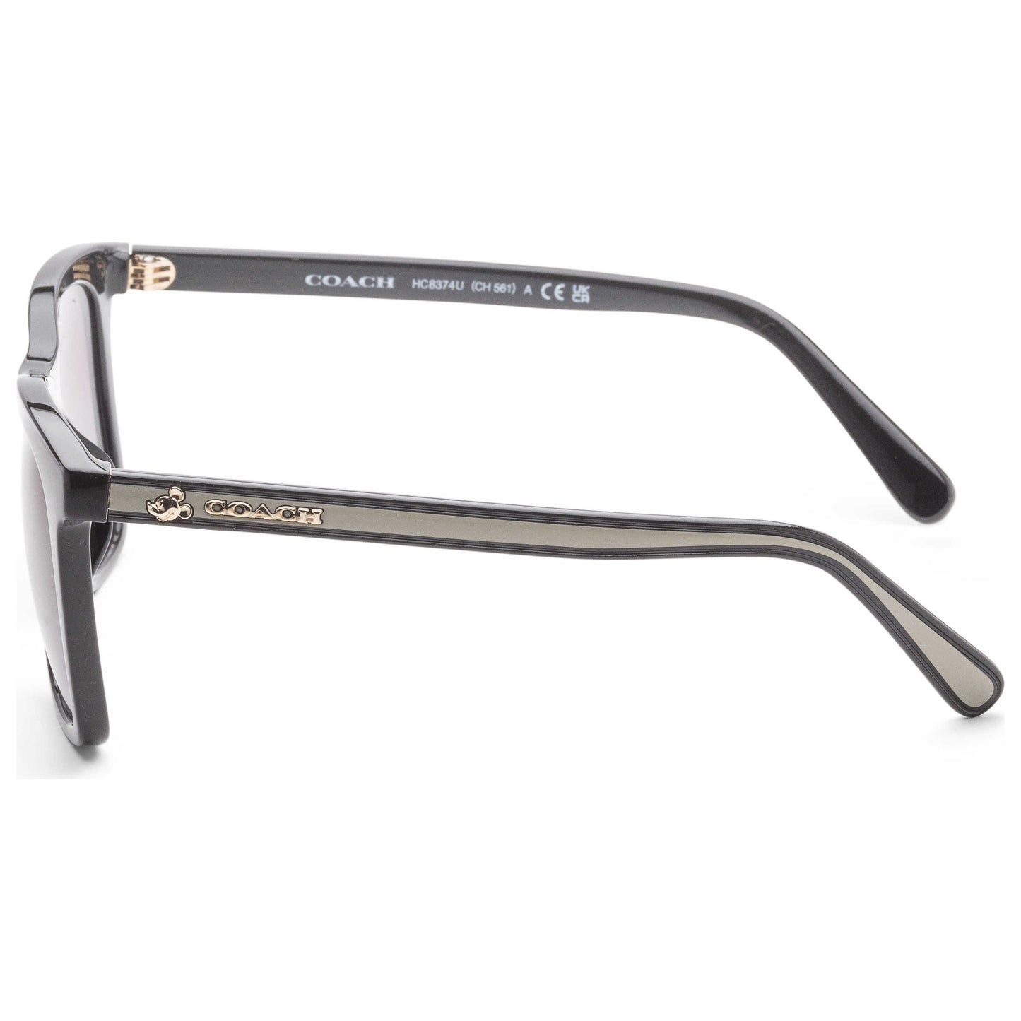 Left view of Coach Fashion Women's Sunglasses HC8374U-50028G-51