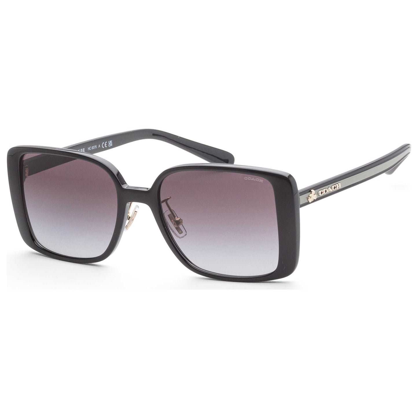 Front view of Coach Fashion Women's Sunglasses HC8375-50028G-56