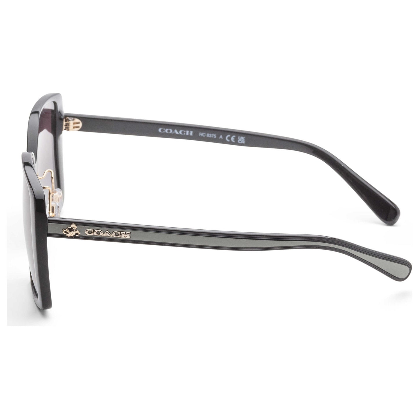 Left view of Coach Fashion Women's Sunglasses HC8375-50028G-56