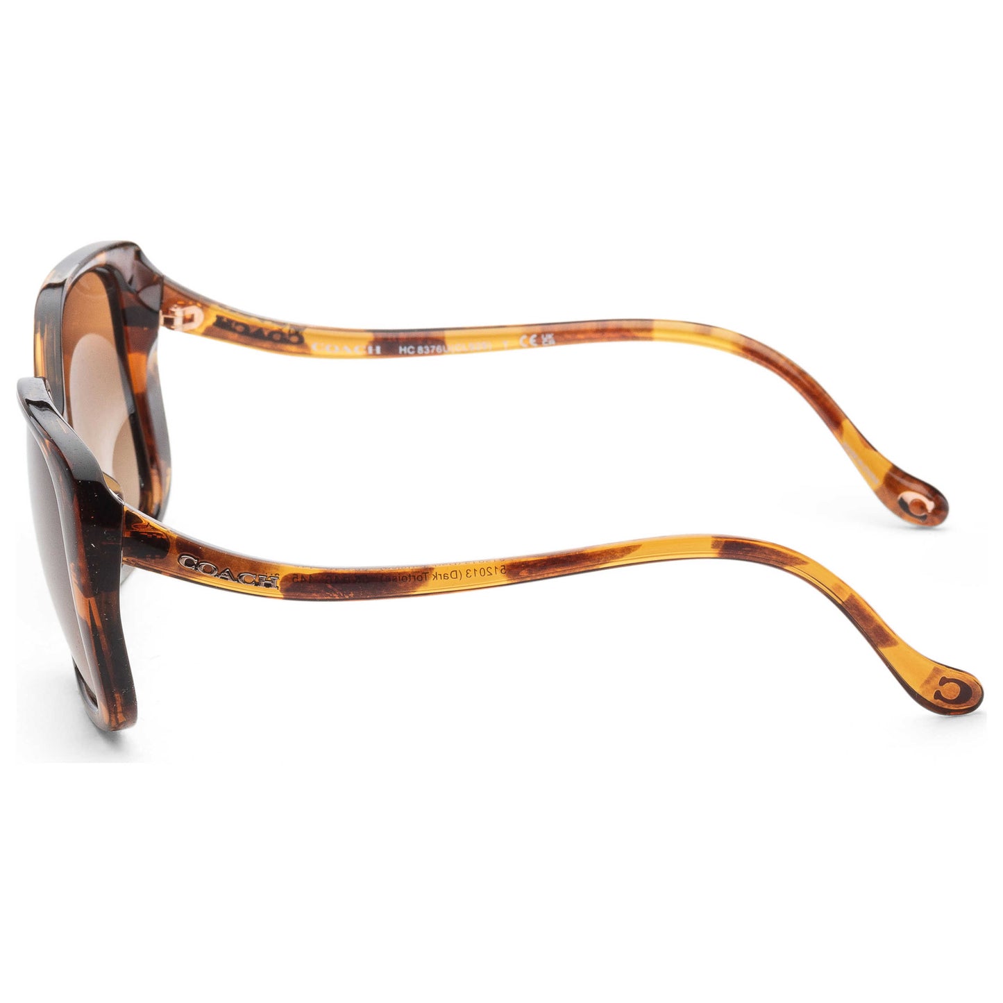 Left view of Coach Fashion Women's Sunglasses HC8376U-512013-56
