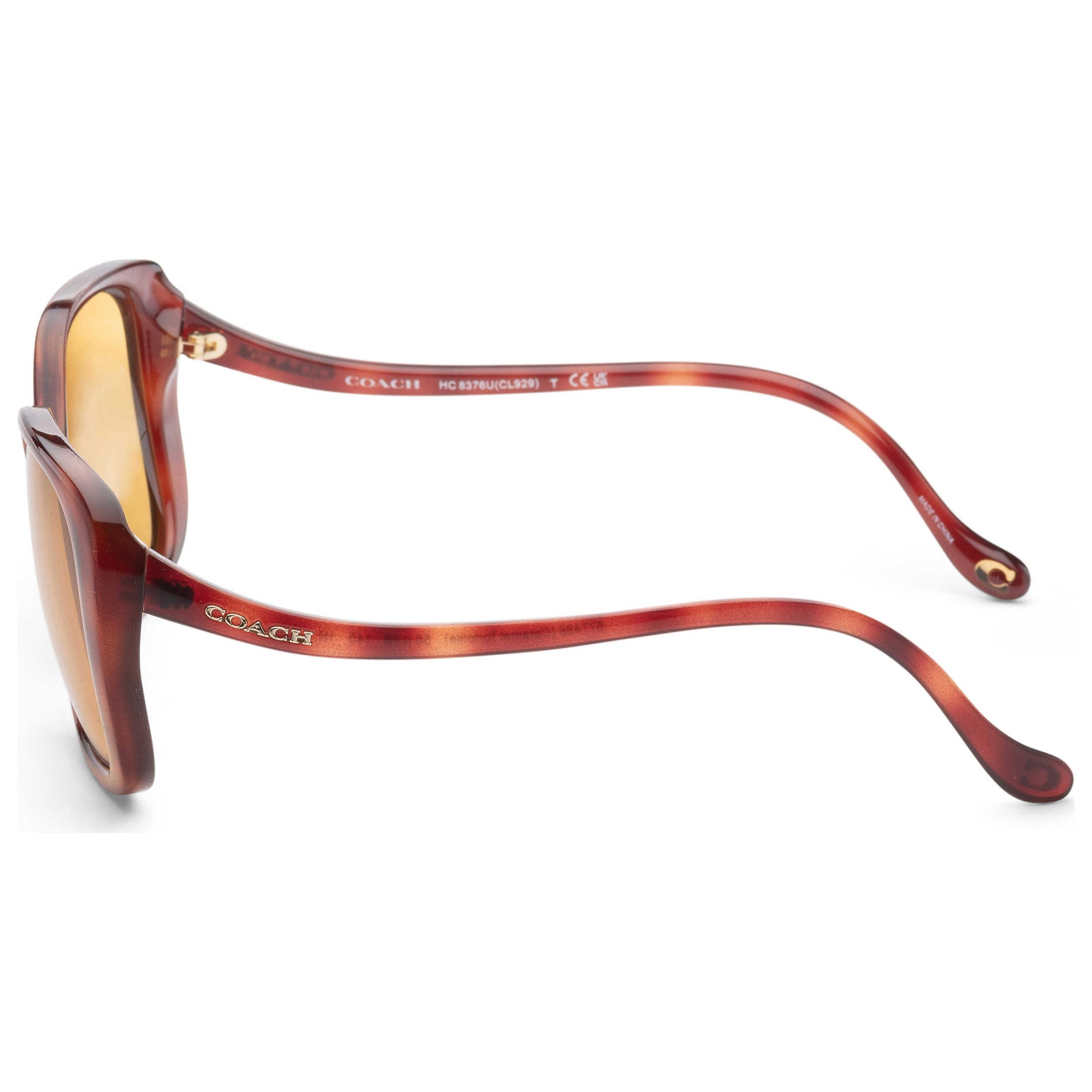 Left view of Coach Fashion Women's Sunglasses HC8376U-577485-56