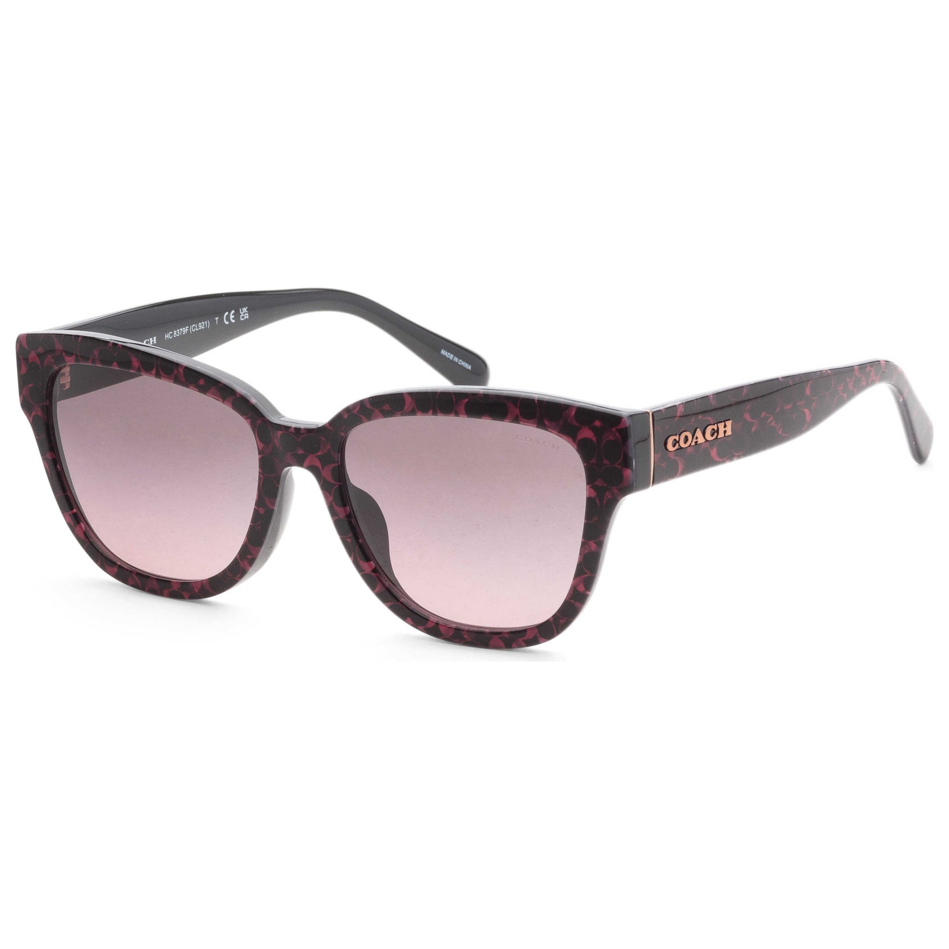 Front view of Coach Fashion Women's Sunglasses HC8379F-578346-57