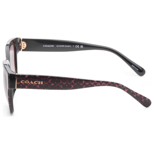 Left view of Coach Fashion Women's Sunglasses HC8379F-578346-57