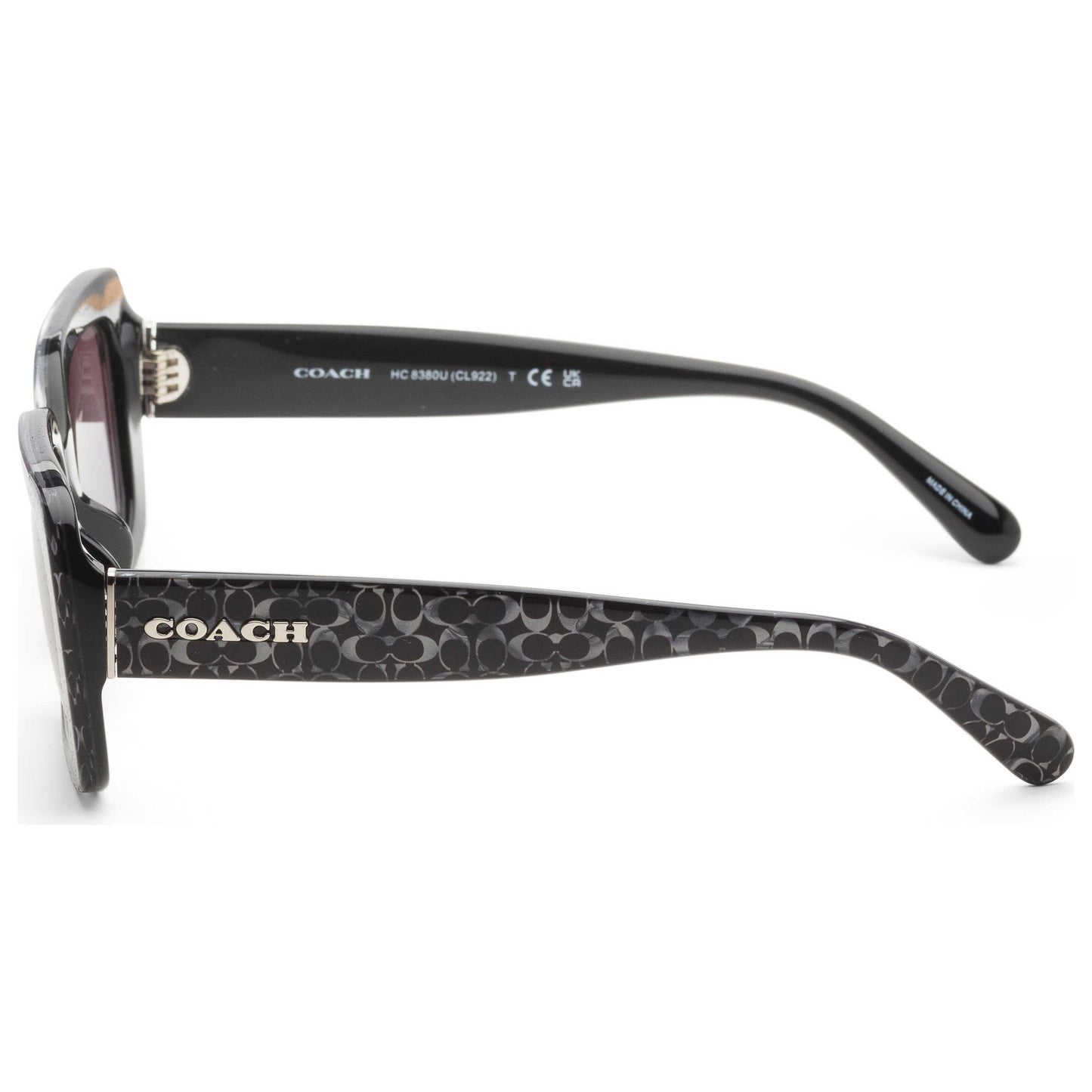 Left view of Coach Fashion Women's Sunglasses HC8380U-55208G-54