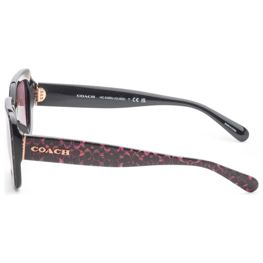 Left view of Coach Fashion Women's Sunglasses HC8380U-578346-54