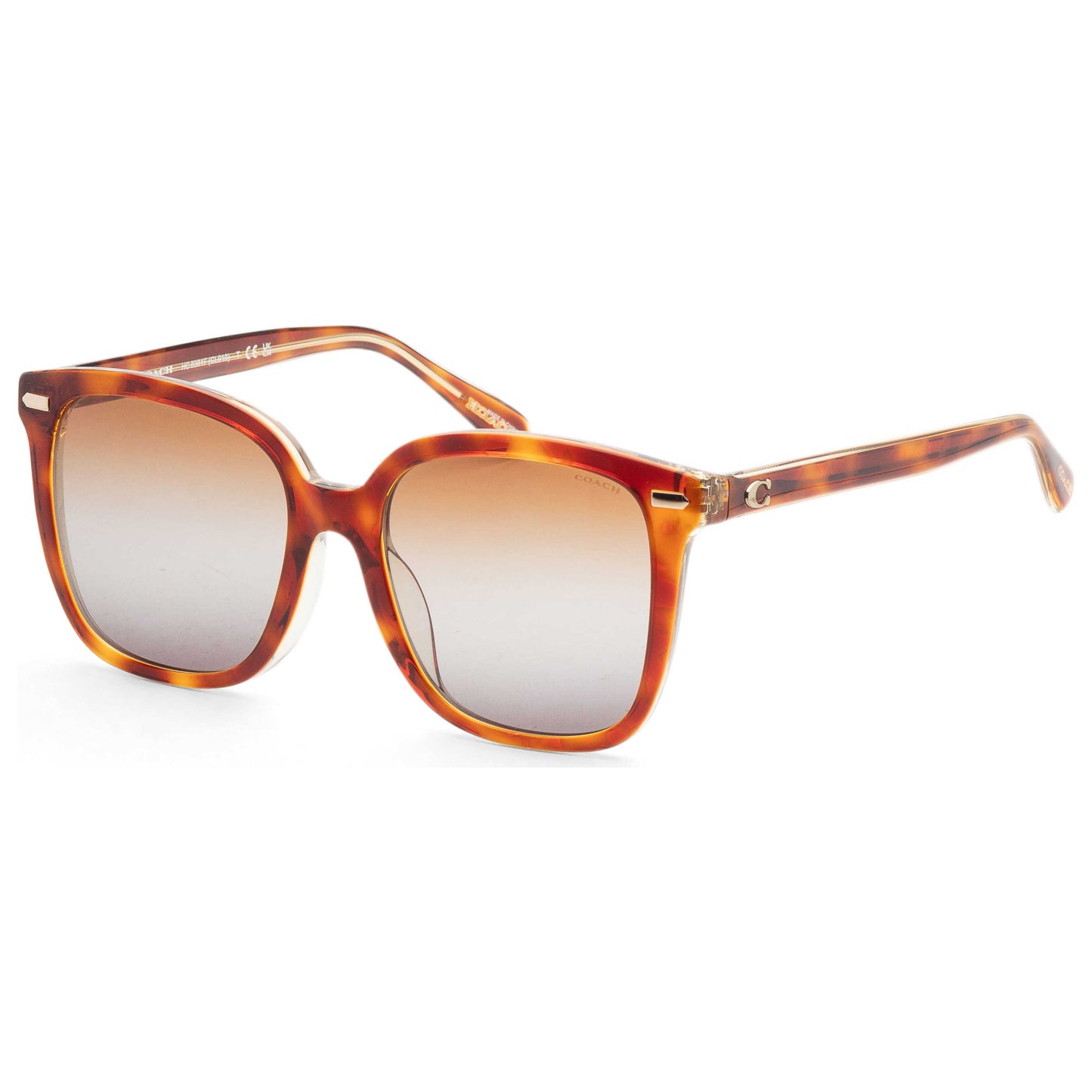 Front view of Coach Fashion Women's Sunglasses HC8381F-57563J-56