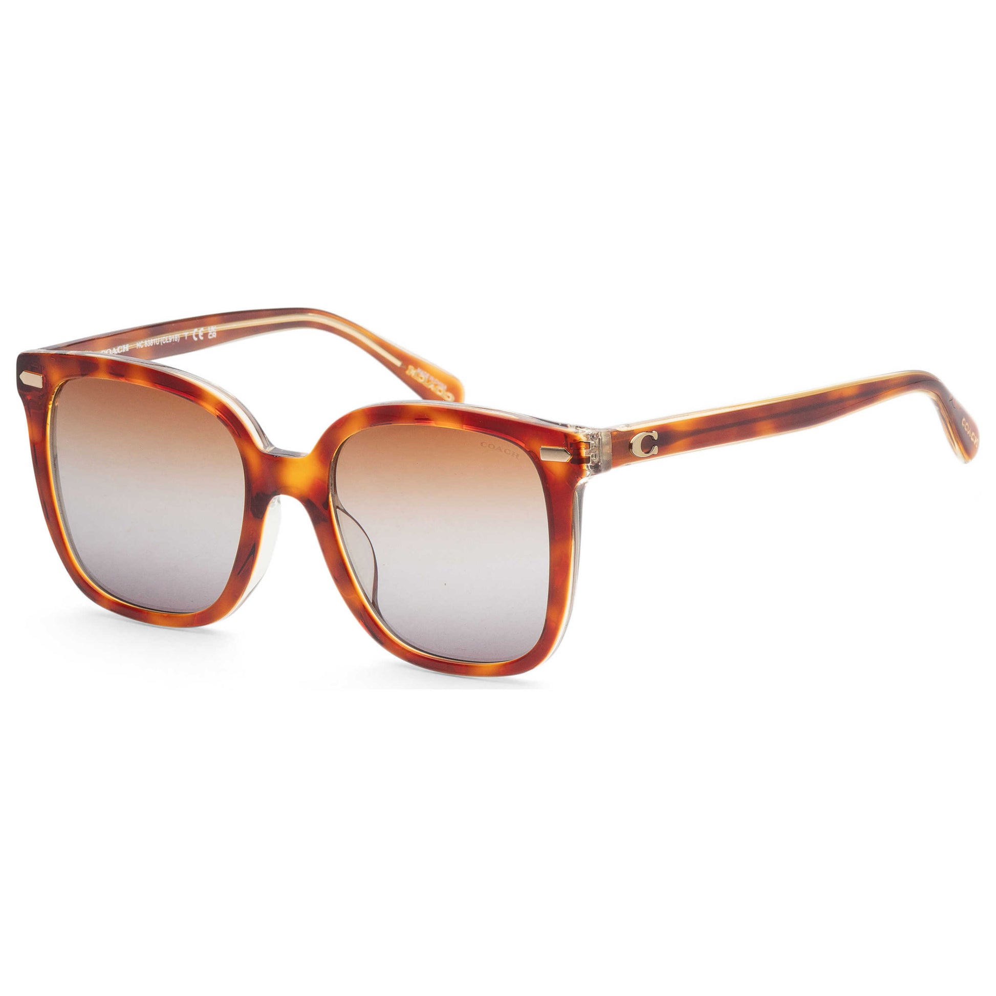 Front view of Coach Fashion Women's Sunglasses HC8381U-57563J-54