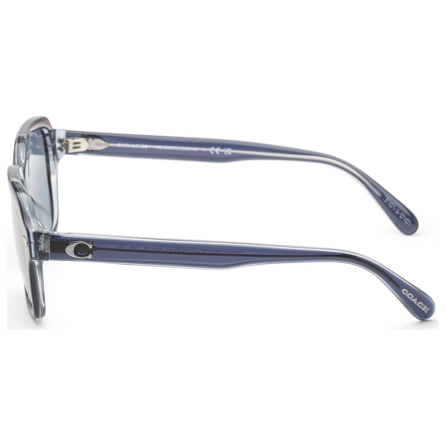 Left view of Coach Fashion Men's Sunglasses HC8388U-57571G-56