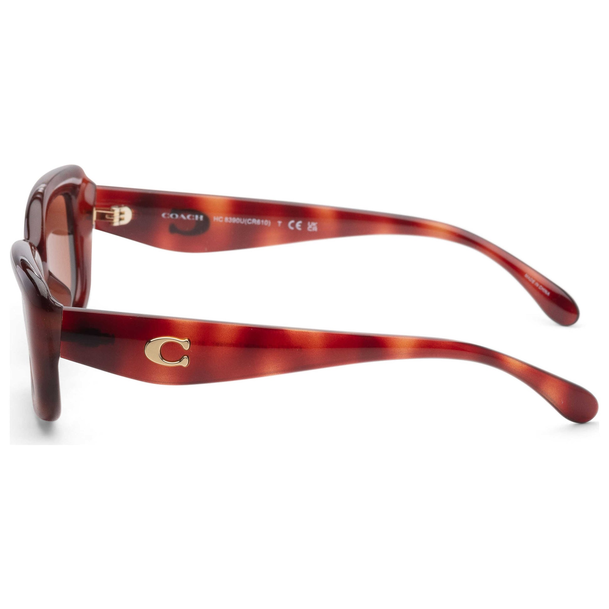 Left view of Coach Women's Sunglasses HC8390U-577473-51